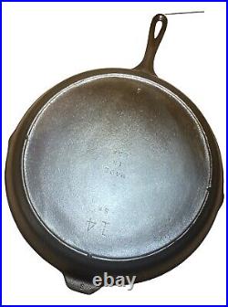 Lodge Made In USA No 14 Cast Iron Skillet