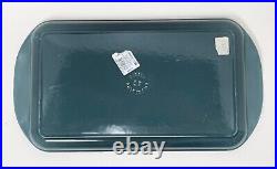 New Unused LE CREUSET SKINNEY 40 CAST IRON GRIDDLE Ocean XL Extra-Large 9 x 15