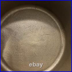 Old Mountain Extra Large Cast Iron Dutch Oven/Roaster 12 Diameter With Lid