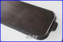 RARE Vintage GRISWOLD Block Large Logo Cast Iron #9 Long Rectangle Griddle #746