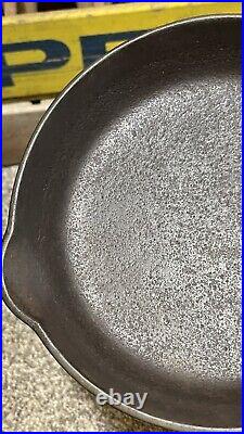 Restored Griswold Cast Iron #3 Large Block Logo Skillet with Heat Ring