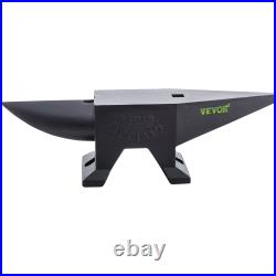 VEVOR Cast Iron Anvil, 88 Lbs(40kg) Single Horn Anvil with Large Countertop and