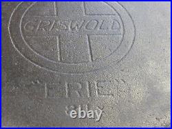 VINTAHE GRISWOLD CAST IRON #8 KETTLE WithBAIL HANDLE LARGE SLANT LOGO 811X AND HEA
