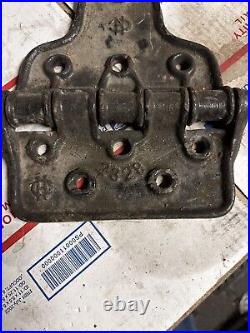 VTG Large Cast Iron Refrigerator Box Car Hinges Set