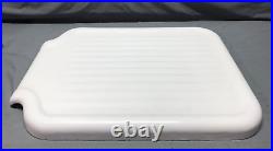 VTG Standard Cast Iron 20x27 White Porcelain Sink Large Drainboard Old 1262-24B