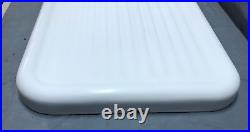 VTG Standard Cast Iron 20x27 White Porcelain Sink Large Drainboard Old 1262-24B