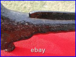 Vintage Antique Large Cast Iron Dachshund Boot Scrape 23 inches 30+ pounds