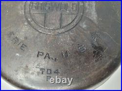 Vintage Erie Griswold 8 Large Block Logo Cast Iron Skillet Frying Pan 704 R VGC