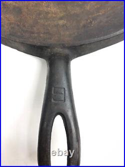Vintage GRISWOLD Cast Iron GRIDDLE Pan # 9 LARGE BLOCK LOGON Erie PA