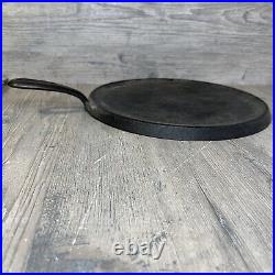 Vintage GRISWOLD Cast Iron GRIDDLE Pan # 9 LARGE BLOCK LOGO