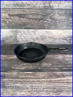 Vintage GRISWOLD Cast Iron SKILLET Frying Pan # 3 LARGE BLOCK LOGO Ironspoon