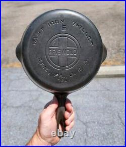 Vintage GRISWOLD Cast Iron SKILLET Frying Pan # 5 LARGE BLOCK LOGO