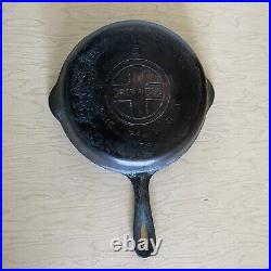 Vintage GRISWOLD Cast Iron SKILLET Frying Pan # 5 LARGE BLOCK LOGO