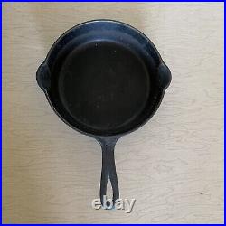 Vintage GRISWOLD Cast Iron SKILLET Frying Pan # 5 LARGE BLOCK LOGO