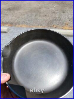 Vintage GRISWOLD Cast Iron SKILLET Frying Pan # 5 LARGE BLOCK LOGO