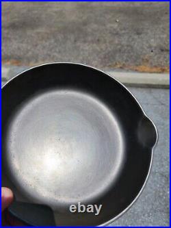 Vintage GRISWOLD Cast Iron SKILLET Frying Pan # 5 LARGE BLOCK LOGO