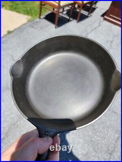 Vintage GRISWOLD Cast Iron SKILLET Frying Pan # 5 LARGE BLOCK LOGO