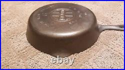 Vintage GRISWOLD Cast Iron SKILLET Frying Pan #6 LARGE BLOCK LOGO Cleaned &Oiled