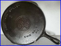 Vintage GRISWOLD Cast Iron SKILLET Frying Pan # 9 LARGE BLOCK LOGO