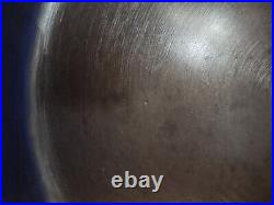 Vintage Griswold #14 Cast Iron Large Logo 718 Skillet With Heat Ring Sits Flat