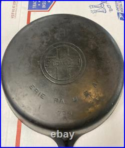 Vintage Griswold #8 Cast Iron Skillet with Large Logo 704 A Erie Pa, U. S. A