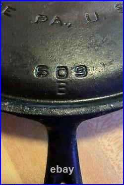 Vintage Griswold #9 Large Block Cast Iron Griddle 609B, Straight from my mother