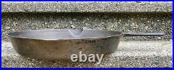 Vintage Griswold Cast Iron Skillet Pan #14 #718 Erie PA USA Large Heat Ring