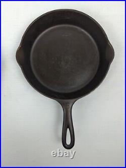 Vintage Griswold Large Logo 6,7,8,9 Cast Iron Skillet Set Excellent Condition