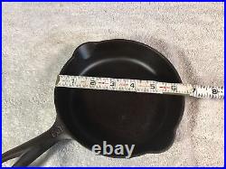 Vintage Griswold Large Logo No 3 Cast Iron Skillet 6 1/2 with Heat Ring 709B