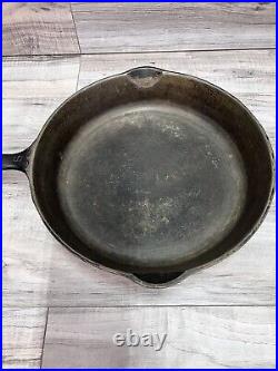 Vintage Large #9 Griswold Cast Iron Skillet 11 1/4 Large Frying Pan