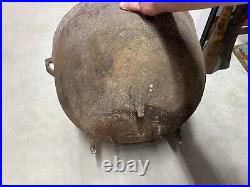 Vintage Large Cast Iron Cauldron Pot 3 Legs