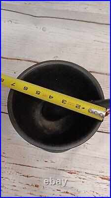 Vintage Large Cast Iron Mortar and Pestle