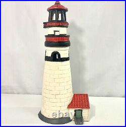 Vintage Large Lighthouse Cast Iron Doorstop Moby Dick Originals 17 Rare! Heavy