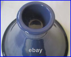 Vintage Le Creuset Large Cast Iron Cobalt Blue Stoneware Tangine