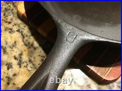 Vntg Griswold Cast Iron Skillet No. 9 Large 710B Erie PA USA Weights 5lbs